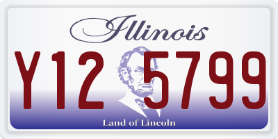 IL license plate Y125799