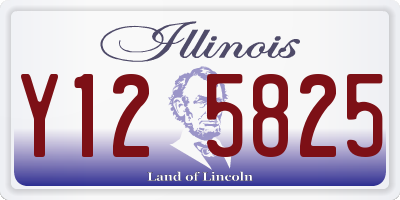 IL license plate Y125825