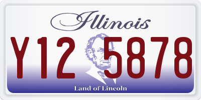 IL license plate Y125878