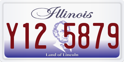 IL license plate Y125879