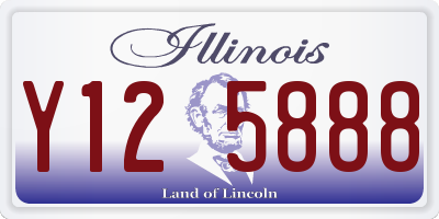 IL license plate Y125888