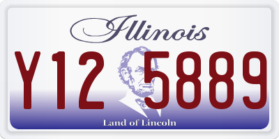 IL license plate Y125889