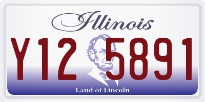IL license plate Y125891