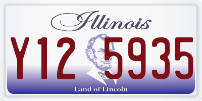IL license plate Y125935