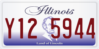IL license plate Y125944