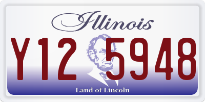 IL license plate Y125948