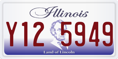 IL license plate Y125949