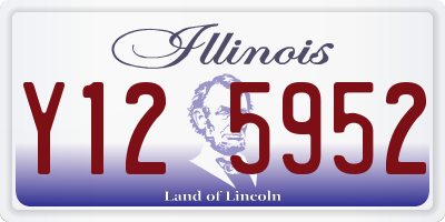 IL license plate Y125952