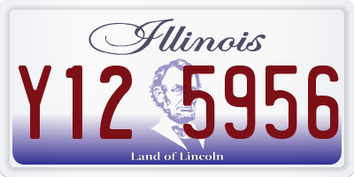 IL license plate Y125956