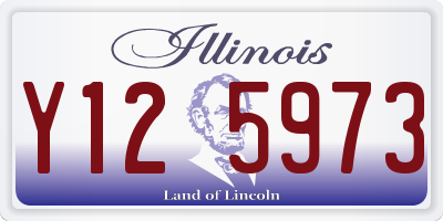 IL license plate Y125973