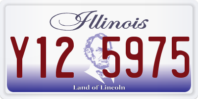 IL license plate Y125975