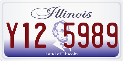 IL license plate Y125989