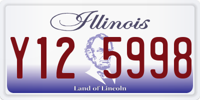 IL license plate Y125998