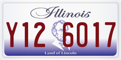 IL license plate Y126017