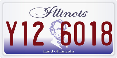 IL license plate Y126018