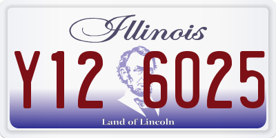 IL license plate Y126025