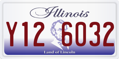 IL license plate Y126032
