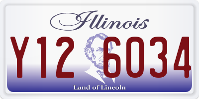 IL license plate Y126034