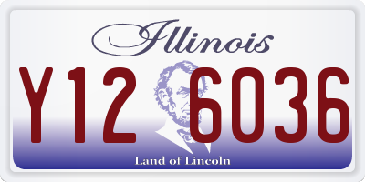 IL license plate Y126036