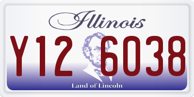 IL license plate Y126038