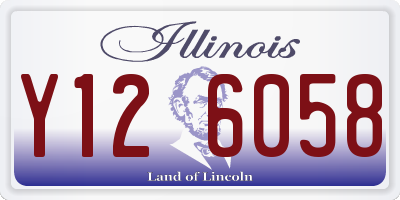 IL license plate Y126058