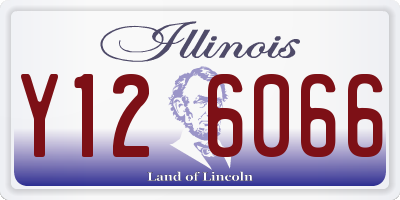 IL license plate Y126066