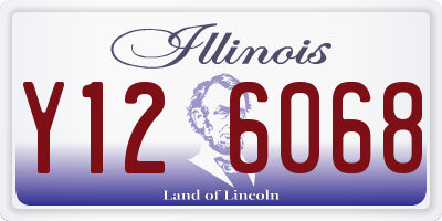 IL license plate Y126068