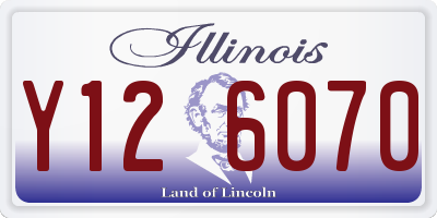 IL license plate Y126070