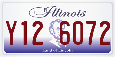 IL license plate Y126072