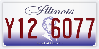 IL license plate Y126077