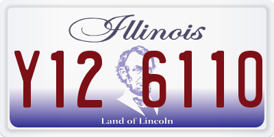 IL license plate Y126110