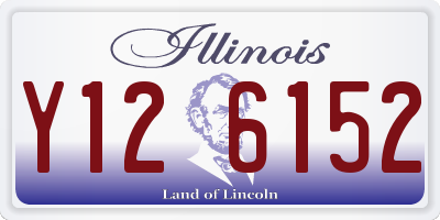 IL license plate Y126152