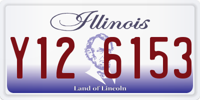 IL license plate Y126153