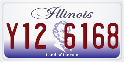 IL license plate Y126168