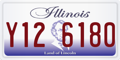 IL license plate Y126180