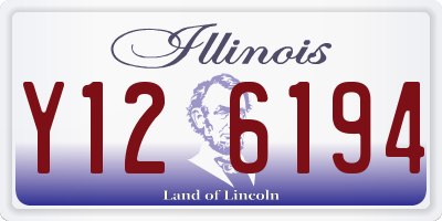 IL license plate Y126194