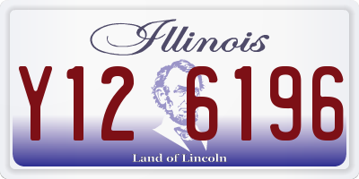 IL license plate Y126196