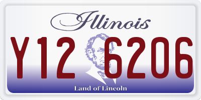 IL license plate Y126206