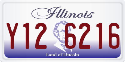 IL license plate Y126216