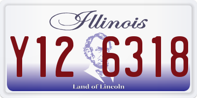 IL license plate Y126318