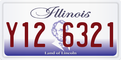 IL license plate Y126321