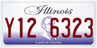 IL license plate Y126323