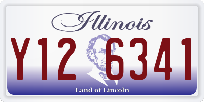 IL license plate Y126341