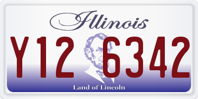 IL license plate Y126342