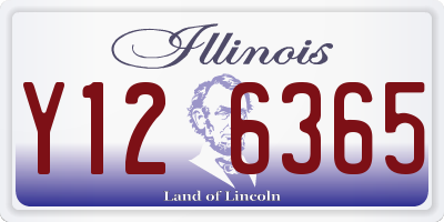 IL license plate Y126365