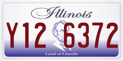 IL license plate Y126372