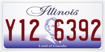 IL license plate Y126392