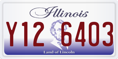 IL license plate Y126403