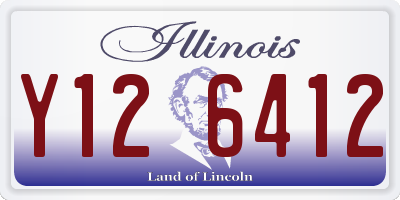 IL license plate Y126412