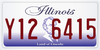 IL license plate Y126415